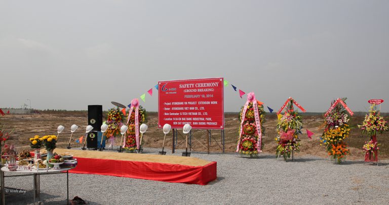 Groundbreaking Ceremony For KyungBang Expansion Factory Project