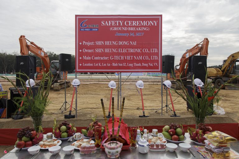 GROUND BREAKING CEREMONY FOR SHINHEUNG DONG NAI PROJECT 24-01-2017