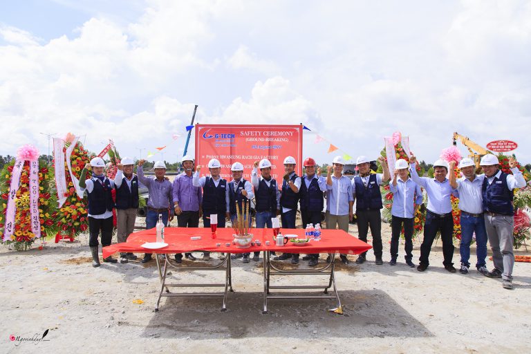 GROUND BREAKING CEREMONY FOR HWASEUNG RACH GIA PROJECT (Aug. 2nd, 2017)