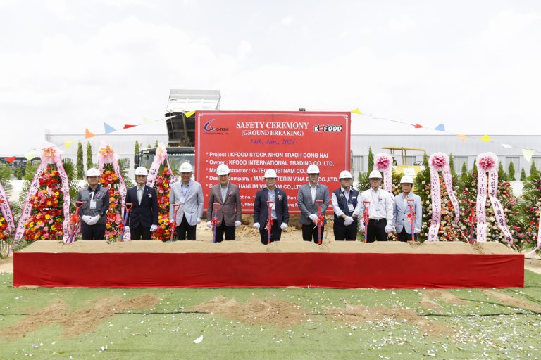 Groundbreaking Ceremony for KFOOD STOCK NHON TRACH, DONG NAI PROJECT
